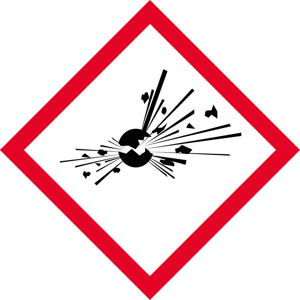 Explosive GHS Sign