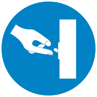 A clear image of Switch Off   Label from Fine Cut Labels Direct