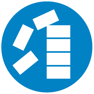 A clear image of Do Not Stack Label from Fine Cut Labels Direct