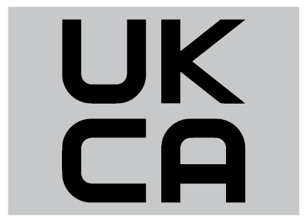 A clear image of UKCA Label Silver Label from Fine Cut Labels Direct