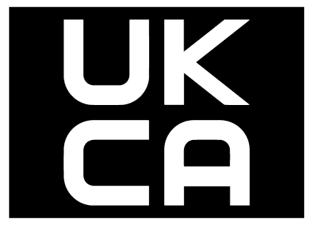 A clear image of UKCA Label Black Label from Fine Cut Labels Direct