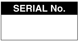 A clear image of Serial Number Label from Fine Cut Labels Direct
