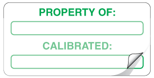 A clear image of Property: Calibrated Label from Fine Cut Labels Direct