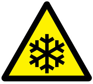 A clear image of Low Temperature Label from Fine Cut Labels Direct