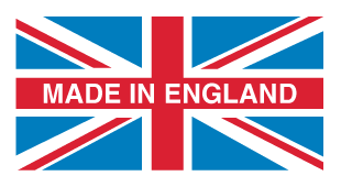 A clear image of Made In England Label from Fine Cut Labels Direct